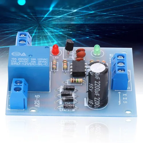 Vista 7 de Controlador de nivel de agua de 12 V CC Módulo de interruptor automático de sensor de nivel de líquido para sistema de drenaje de llenado de control