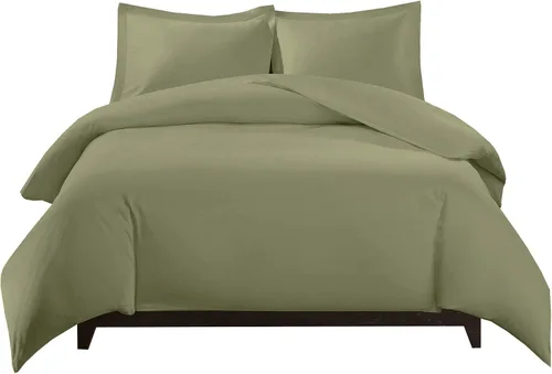 Vista 6 de Royal Tradition Juego de ropa de cama de viscosa de bambú, edredón alternativo de plumón de peso medio