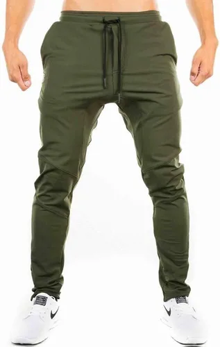 Vista 2 de TBMPOY - Pantalones deportivos ajustados para correr, entrenamiento para hombre, pantalones de gimnasia