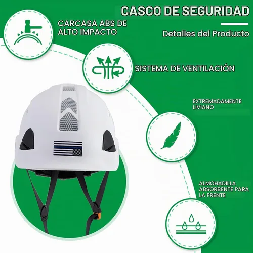 Vista 3 de Hard Hats Construction Safety Helmet, LOHASTAR Work ANSI Z89.1 Approved OSHA Hardhat Construction Helmet O1 Blanco