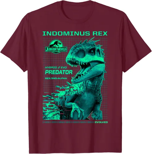 Vista 16 de Jurassic World Indominus Rex Hybrid Predator T-Shirt Small Negro