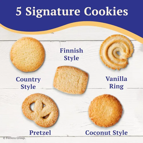 Vista 5 de Royal Dansk Selección de galletas danesas, sin conservantes ni colorantes añadidos, 12 onzas