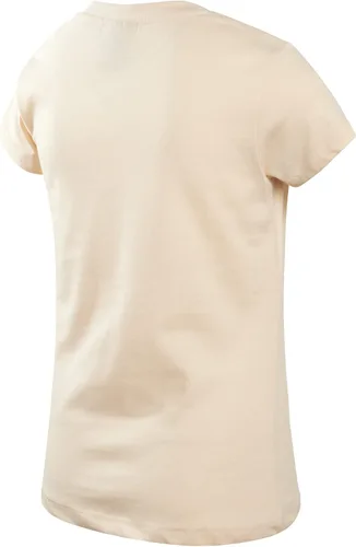 Vista 4 de New Balance Conjunto de pantalones cortos para niña, camiseta de manga corta de 2 piezas y pantalones cortos de rizo francés (7-16), Crema