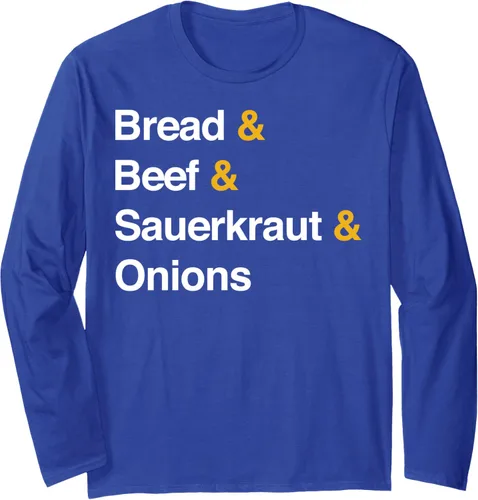 Vista 3 de Lista de ingredientes Nebraska Sandwich Runza - Camiseta de manga larga, Negro