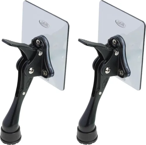 Vista 12 de Soporte adhesivo One-Touch para tope de puerta (negro, 1 x 1 unidad)