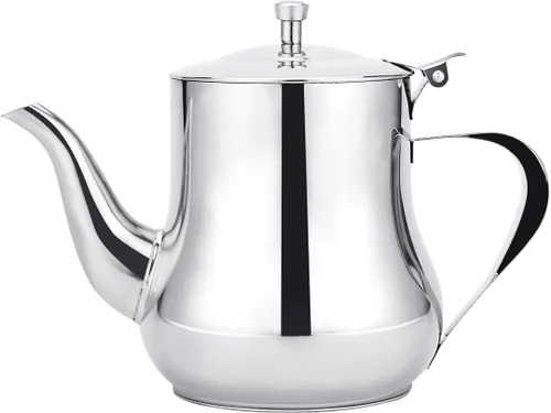 Vista 10 de SANQIAHOME Tetera pequeña de acero inoxidable de 360ml (13Oz)