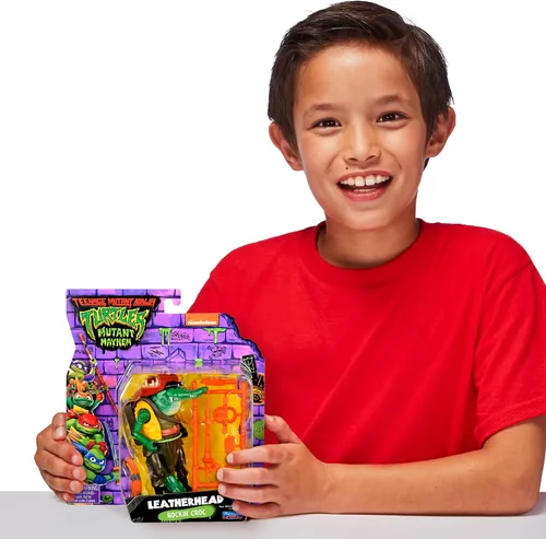 Vista 7 de Teenage Mutant Ninja Turtles - Figura de acción básica de cuero de 4.5 pulgadas Splinter Mutant Mayhem, regalo ideal para niños de 4 a 7 años