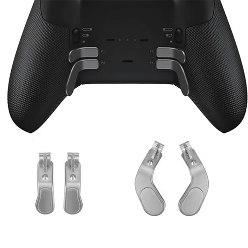 Vista 5 de Gaming Accessory Replacement for Xbox One Elite Series 2 Controller Accessories Replacement Buttons Pack Metal Mod 6 Swap Joystick, 4 Paddles, 2