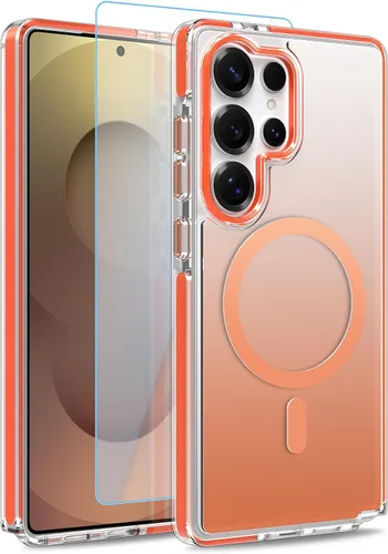 Vista 121 de Funda magnética para Google Pixel 10 Pro XL [compatible con Magsafe] [bonito diseño fluorescente de moda] a prueba de golpes, delgada, translúcida