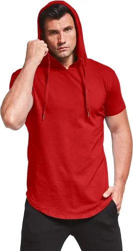 Vista 6 de AIYINO S-5X - Sudadera deportiva de manga larga con capucha para hombre