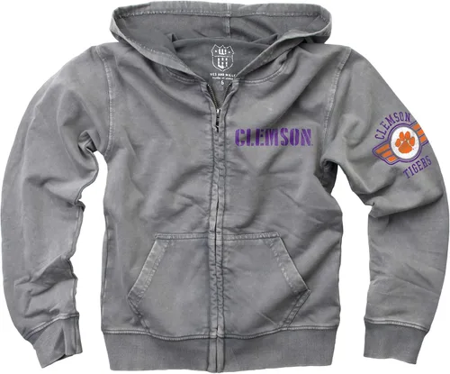 Vista 3 de Wes and Willy Sudadera universitaria con capucha y cremallera para jóvenes y niños