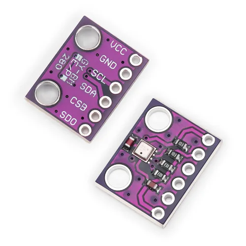 Vista 2 de 2 piezas BME280 módulo de sensor de presión atmosférica temperatura humedad 3.3V Módulo sensor IIC SPI Breakout GY-BME280