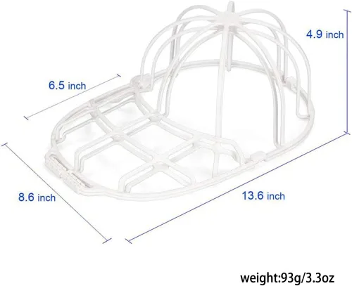 Vista 2 de Magik 4-8 piezas de marco de plástico resistente jaula de béisbol tapa de béisbol limpiador soporte protector (4, blanco)