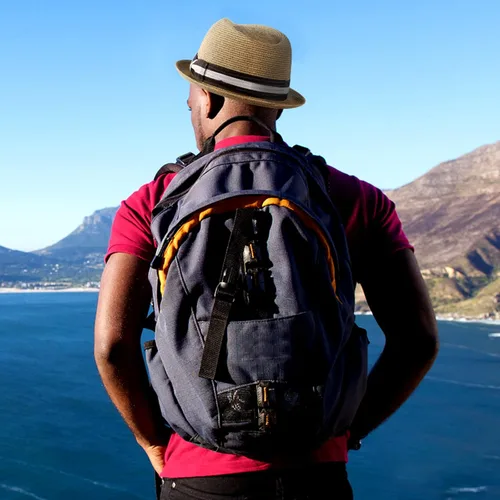 Vista 6 de AKIO&AQUIRAX Sombreros de Fedora para hombre con ala corta, sombreros de paja para hombres y mujeres, sombreros de sol de verano con correa ajustable