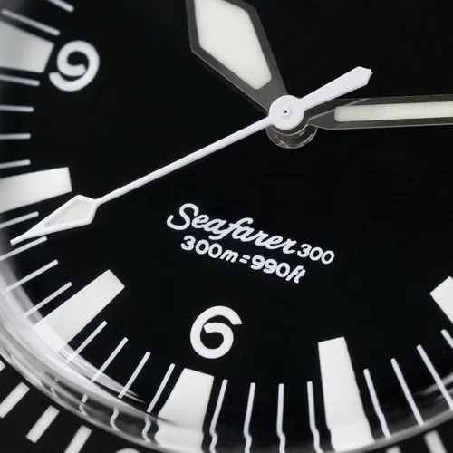 Vista 7 de watchdives WD1967Q Japón VH31 Reloj de buceo para hombre, con movimiento de cuarzo, 1.49 pulgadas, sombrero superior, burbuja, reloj de pulsera