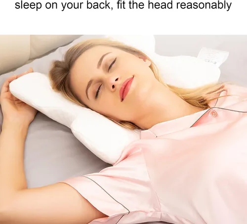 Vista 4 de Almohada de abrazo, almohada de brazo que protege la columna cervical de espuma viscoelástica para oficina y hogar