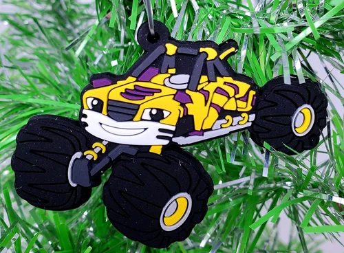 Vista 5 de Blaze and The Monster Machines - Adornos de Navidad de plástico inastillables de 1 a 2 pulgadas