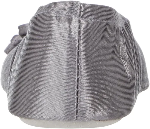 Vista 5 de isotoner - Zapatos satinados para bailarinas, con moño, suela de gamuza Ceniza