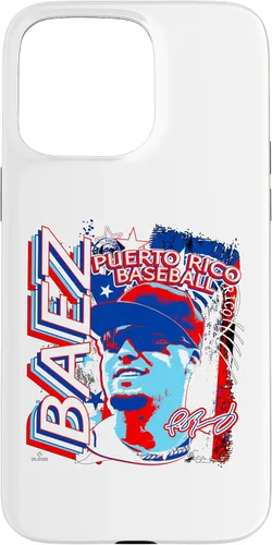 Vista 30 de Funda para iPhone 11 Javier Baez International Baseball Puerto Rico MLBPA