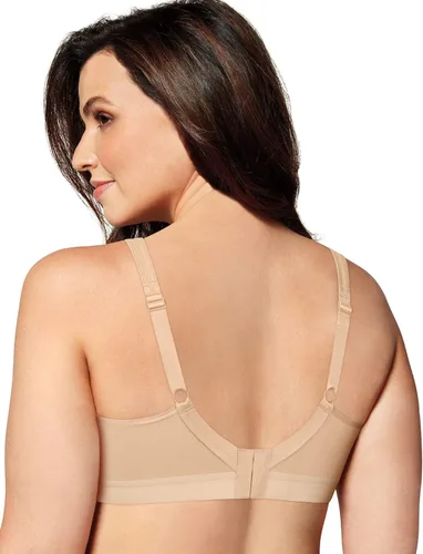 Vista 2 de Playtex Sujetador para mujer de 18 horas, fácil de poner y quitar, parte delantera y trasera, cierre postcirugía, US400C