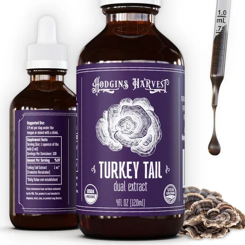 Vista 11 de Hodgins Harvest Tintura de Extracto de Cuerpo Fructífero de Hongo Cordyceps Orgánico - Suplemento de Extracto Doble Extra Concentrado - Hongos