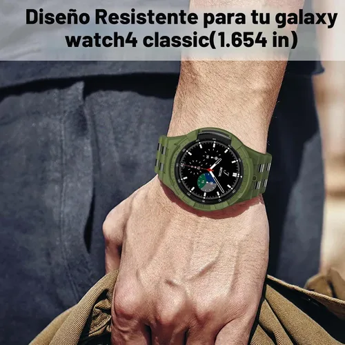 Vista 6 de Estuche T-ENGINE Compatible con Galaxy Watch 4 Classic de 42 mm (2021), No para Galaxy Watch de 42 mm en versión de 2018