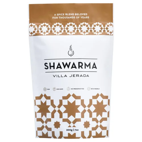 Vista 10 de Villa Jerada Shawarma Spice Blend – Tarro de vidrio de 1.76 onzas Auténtica receta siria Condimento Shawarma de Oriente Medio para pollo, carne
