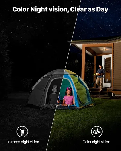 Vista 8 de Cámaras de Seguridad Inalámbricas Solares al Aire Libre de 2K: Cámara WiFi para Sistema de Seguridad del Hogar - Cámara con Batería IP66 Resistente