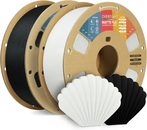 Vista 56 de OVERTURE Matte PLA Filament 1.75mm 1kg for FDM 3D Printer (Baby Pink)