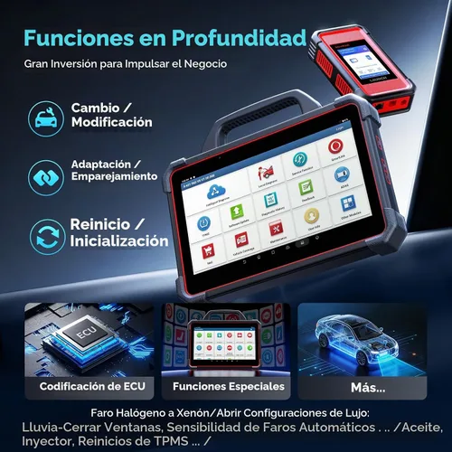 Vista 5 de Launch Escáner del OEM de la élite de X431 PAD VII, herramienta