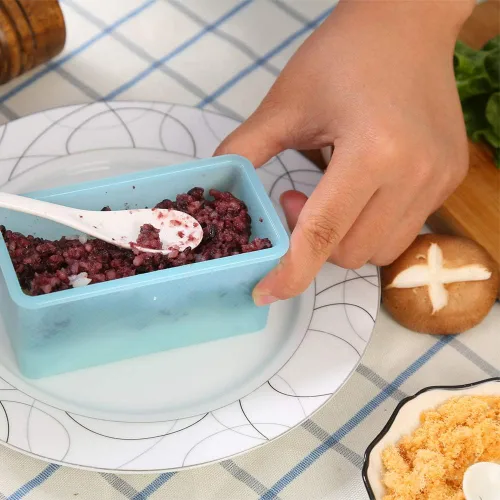 Vista 3 de AYCCNH Prensa antiadherente para hacer musubi, kit de fabricación de sushi sin BPA, molde para onigiri, prensa de almuerzo no tóxica, molde hawaiano