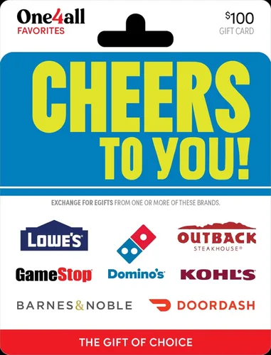 Vista 2 de One4all Cheers to You Physical Gift Card - $50