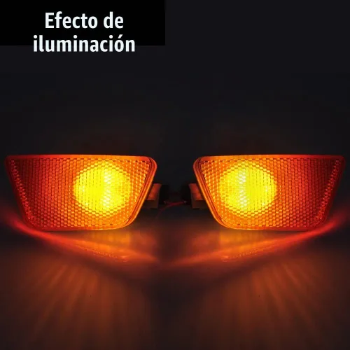 Vista 5 de 2 Piezas para Señal de Parqueo y Marca Lateral de Parachoques Delantero de Chevy Cruz 2011 2012 2013 2014 2015 Certificado DOT GM2551198N 42334144