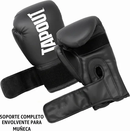 Vista 3 de TAPOUT Kit de boxeo con guantes de 10 onzas y almohadillas de enfoque de bloqueo a juego
