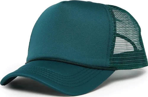 Vista 38 de Funky Junque Sombrero de camionero ligero Snapback de espuma de malla en Negro/Negro