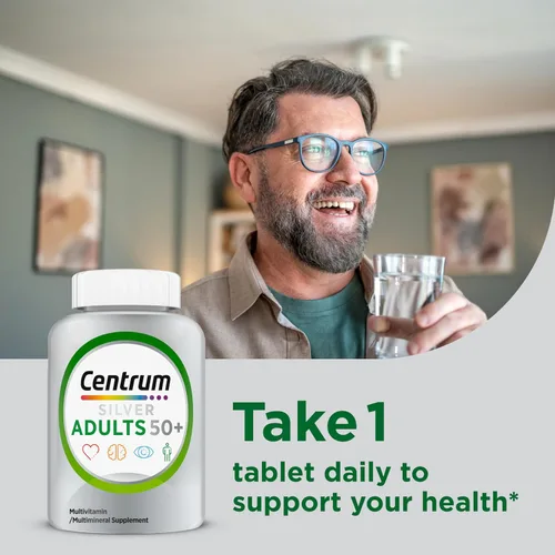Vista 16 de Centrum Multivitamínico de plata para adultos de 50 años o más, 80 tabletas