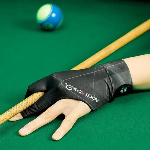 Vista 7 de Guante de Billar para Mano Izquierda, Guante de Billar, Guantes de Billar para Mano Izquierda de 3 Dedos, Guante Deportivo de Taco de Snooker Tallas
