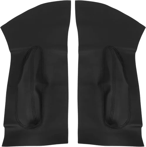 Vista 11 de X AUTOHAUX Par de cuero de microfibra beige panel de puerta reposabrazos reemplazo para Volkswagen Beetle 1998-2010