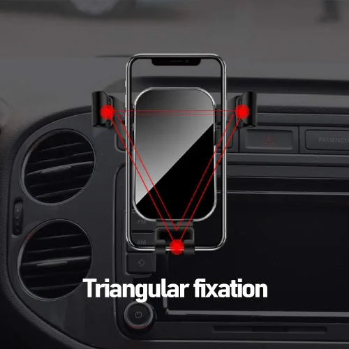 Vista 2 de KUNGKIC Soporte universal para teléfono de automóvil compatible con Volkswagen VW Tiguan 2012 2013 2014 2015 2016 Soporte de teléfono ajustable