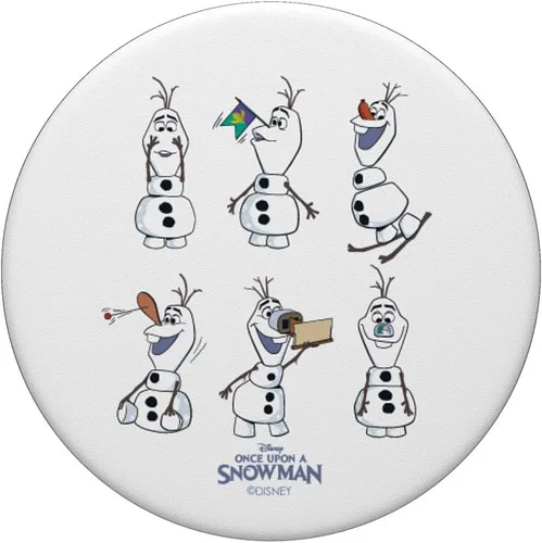 Vista 3 de Disney Once Upon a Snowman Expressions of Olaf PopSockets Agarre y soporte para teléfonos y tabletas