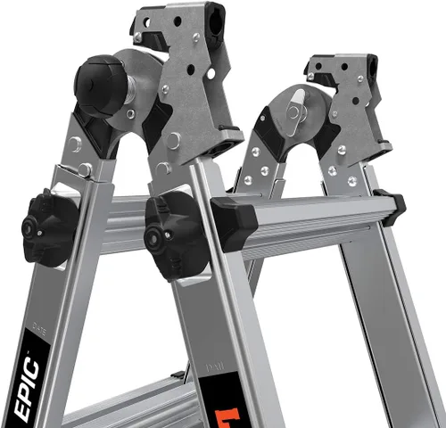 Vista 16 de Little Giant Epic, escalera multiposición de 18 pies 16817-818