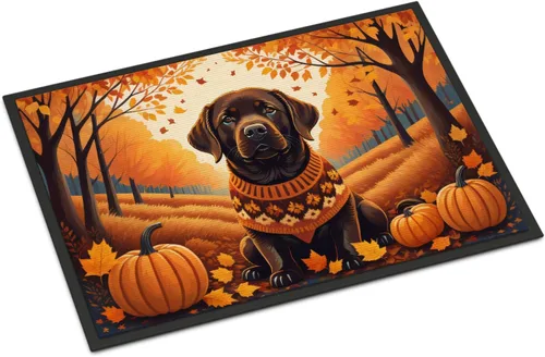 Vista 82 de Caroline's Treasures DAC1041MAT - Tapete de algodón de Tulear para puerta delantera, 18 x 27 pulgadas, para interiores y exteriores, para entrada