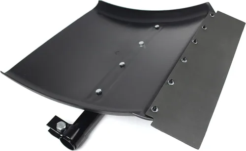 Vista 4 de Par de guardabarros negros de polietileno de cuarto para semirremolque, 24" x 24" Freightliner Kenworth Peterbilt con herrajes, kit de aletas