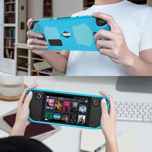 Vista 7 de YUANHOT - Funda protectora mejorada para cubierta de vapor con protector de pantalla, kit de accesorios de cubierta protectora de TPU suave