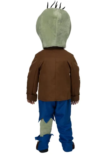 Vista 2 de Disfraz de Zombie de Plants Vs Zombies para Niños Pequeños Multicolor