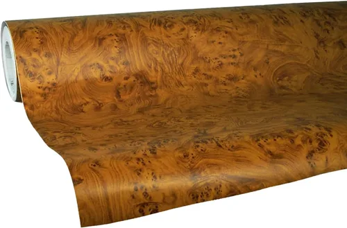 Vista 8 de VViViD Rollo de lámina de vinilo adhesivo de grano de madera (1 pie x 48 pulgadas, madera oscura)