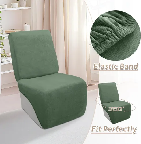 Vista 612 de Arfntevss Fundas de sofá seccional reclinable de terciopelo, Funda de sofá seccional de esquina para sofá reclinable, Funda elástica suave