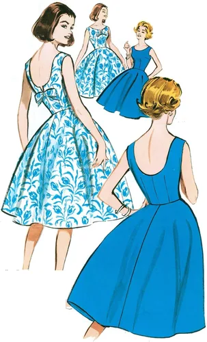 Vista 6 de BUTTERICK PATTERNS B5748 Vestido pequeño para señorita/señorita, talla A5 (6-8-10-12-14)