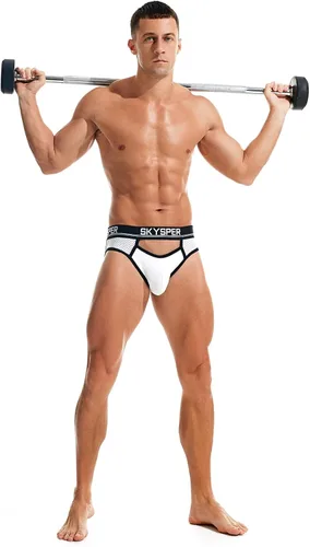 Vista 70 de SKYSPER Jock Strap Athletic Supporter para hombres Sexy Jockstrap Ropa interior masculina