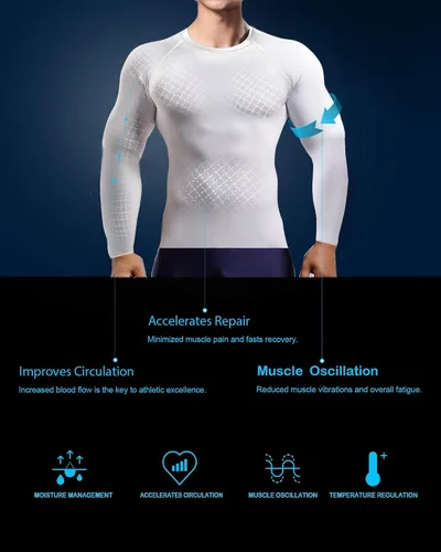 Vista 2 de HOPLYNN Paquete de 45 camisetas de compresión de entrenamiento para hombre, manga largacorta, camiseta atlética para deportes